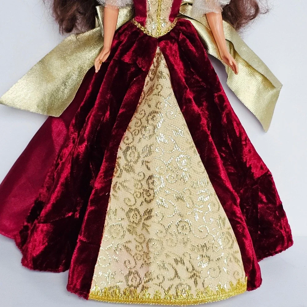 1997 Disney‎ Princess Holiday Belle Beauty and the Beast Barbie EUC #16710 1307 - Picture 4 of 15